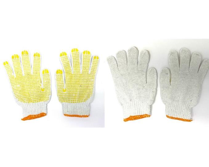Dotted anti-slip gloves